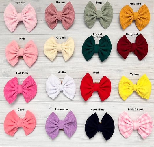 Monogrammed Baby Girl Gown and Bow with